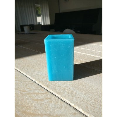 Square Wax Blauw (zonder voetstuk)
